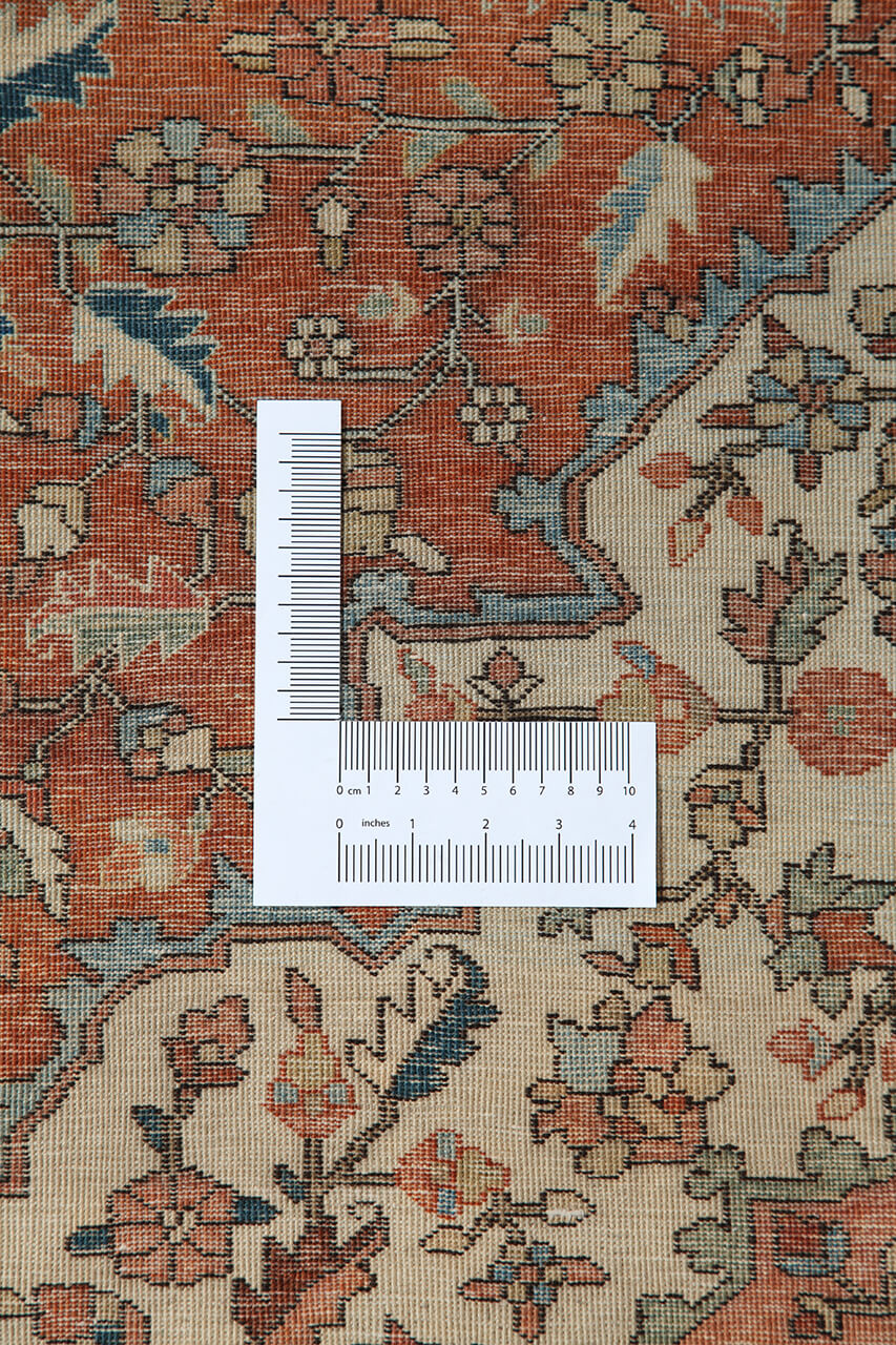 Authentic Antique Persian Farahan Rug | Hand-Knotted 204x130cm