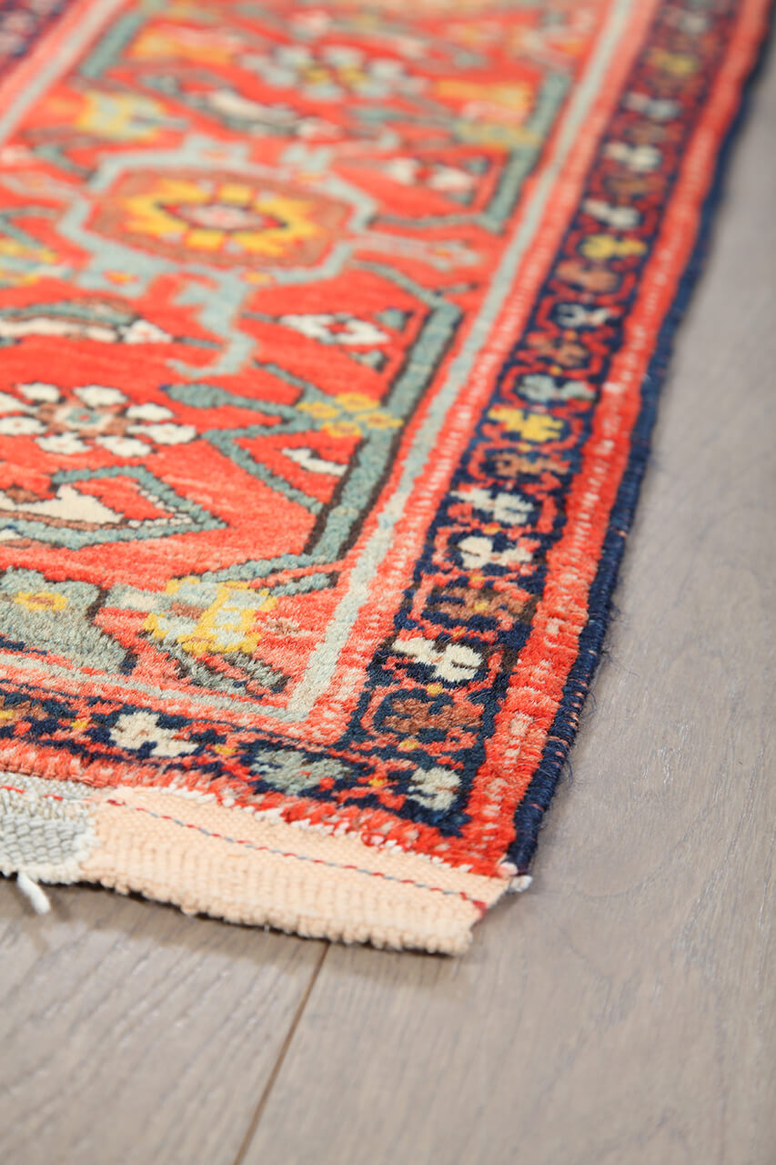 Authentic Antique Persian Farahan Rug | Hand-Knotted 189x144cm