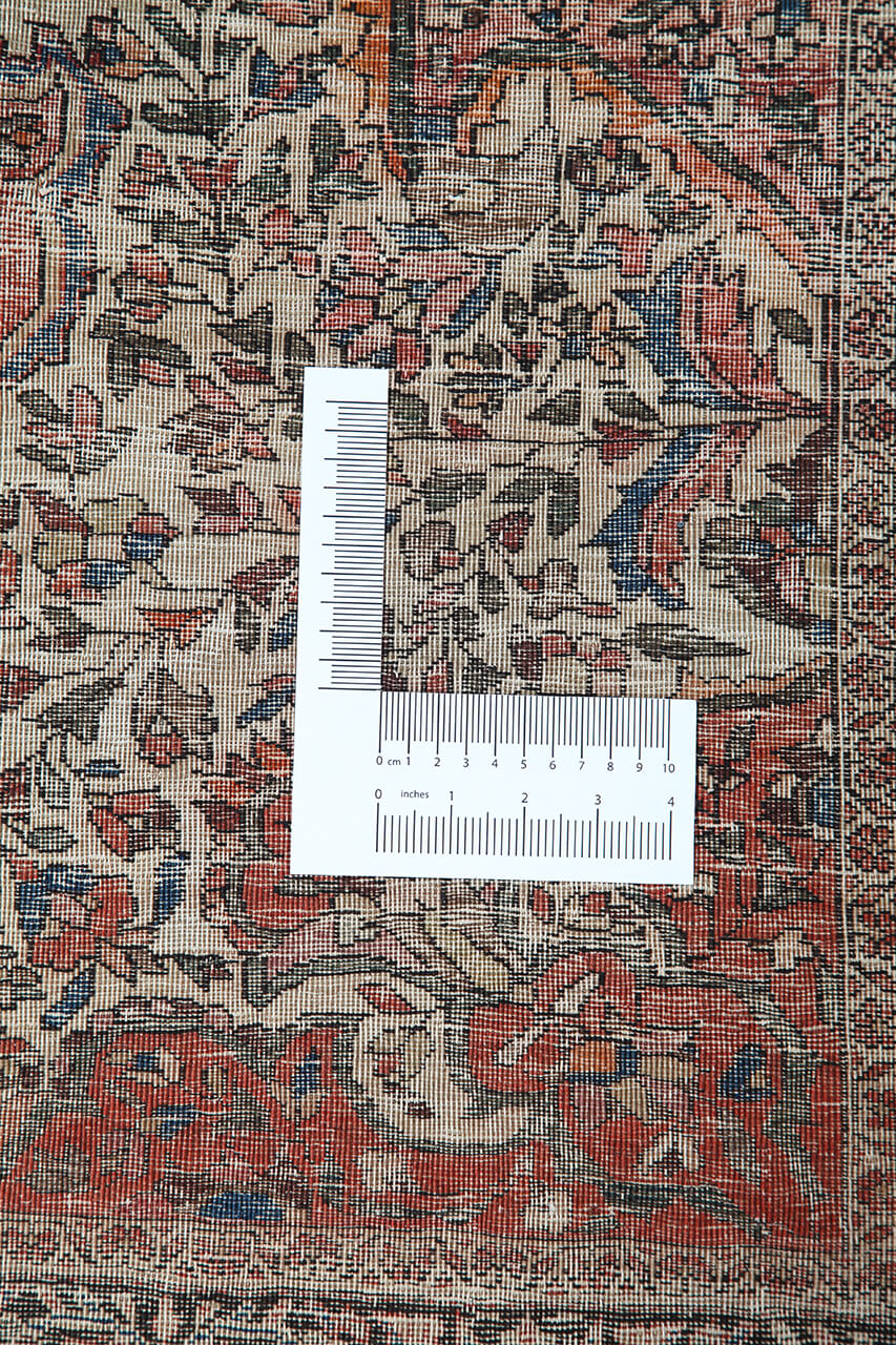 Authentic Antique Persian Farahan Rug | Hand-Knotted 219x127cm