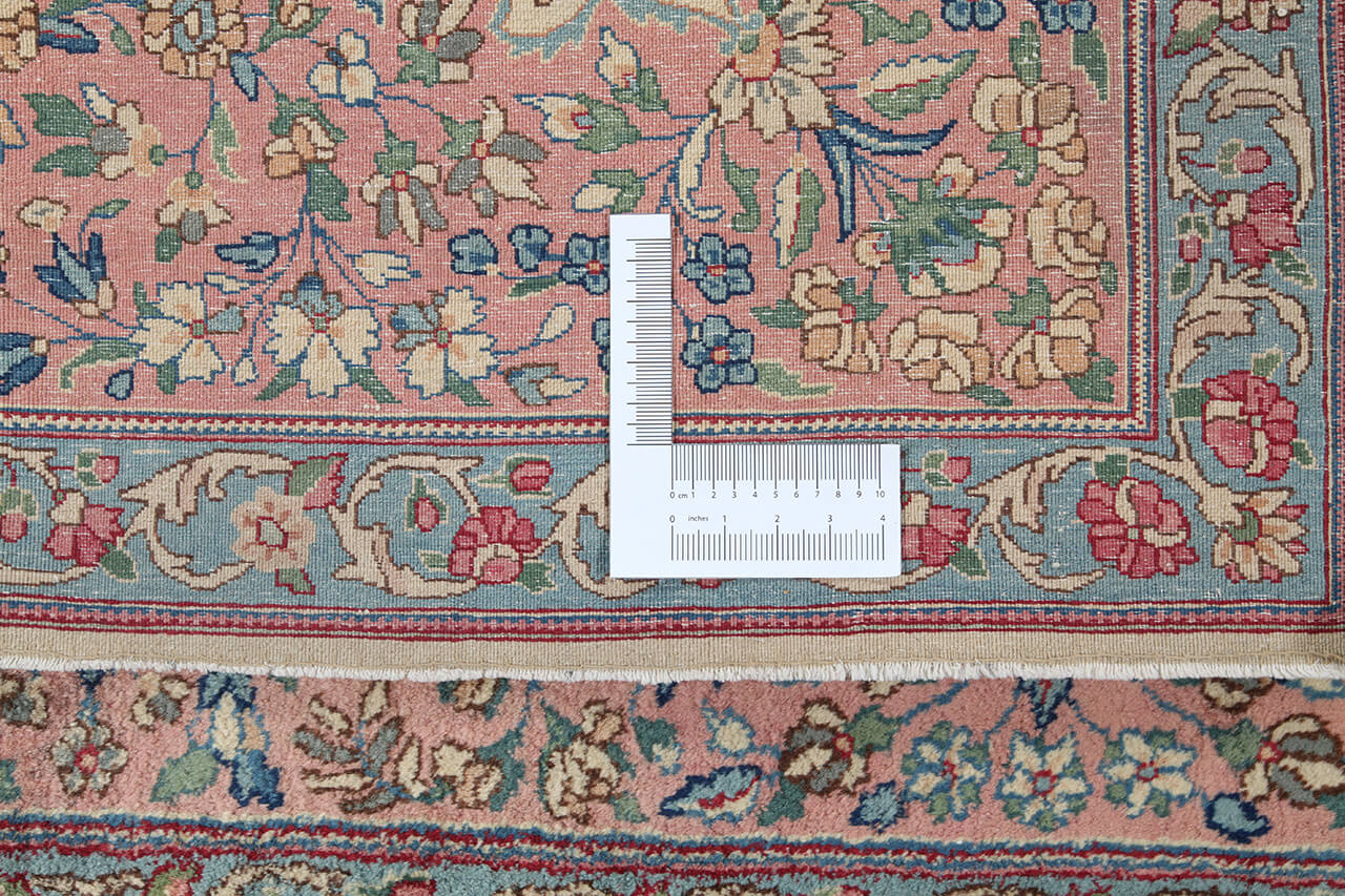 Tappeto Kerman Antico Persiano Autentico | Annodato a Mano 381x268cm