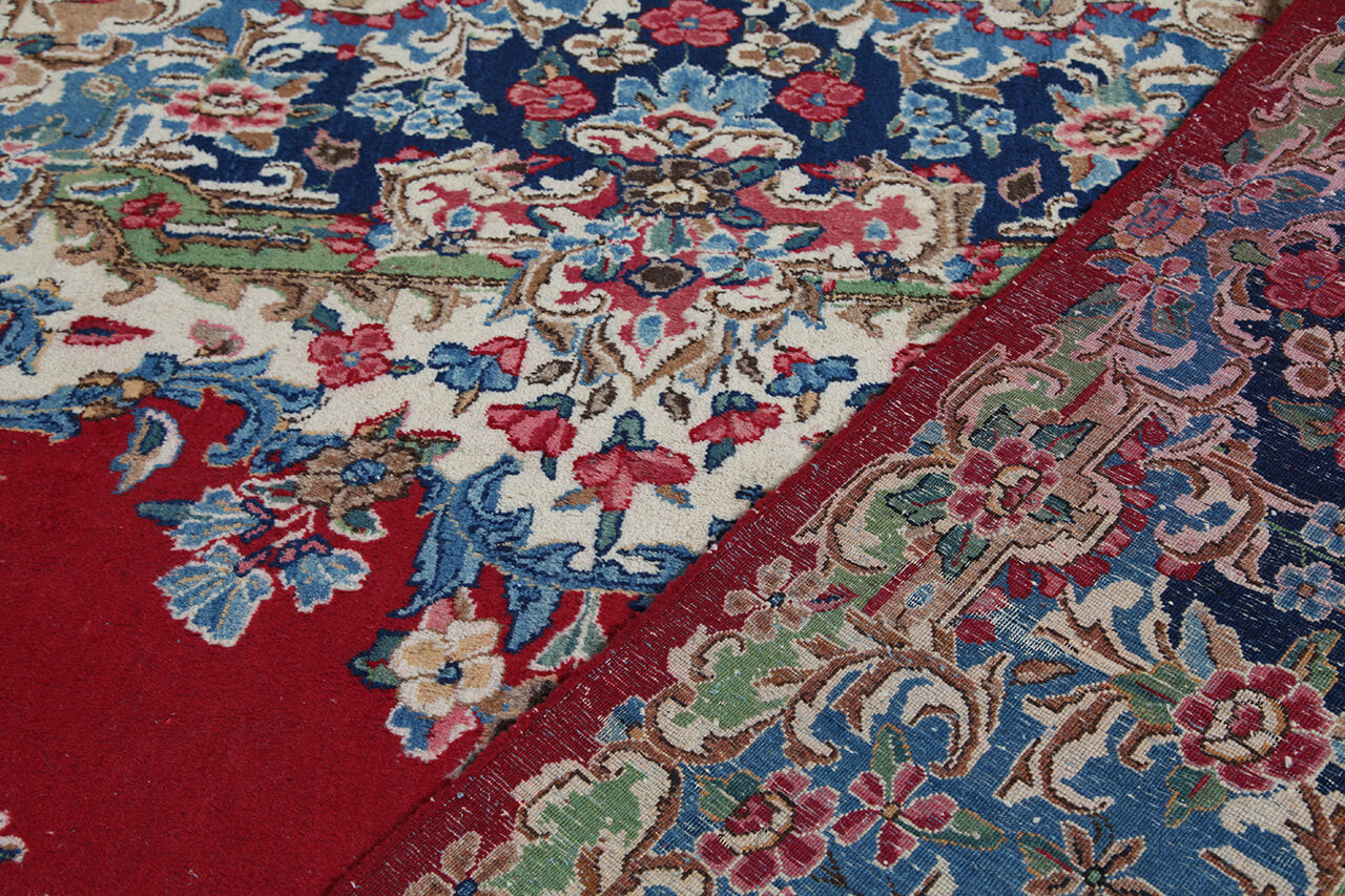 Tappeto Kerman Antico Persiano Autentico | Annodato a Mano 511x301cm