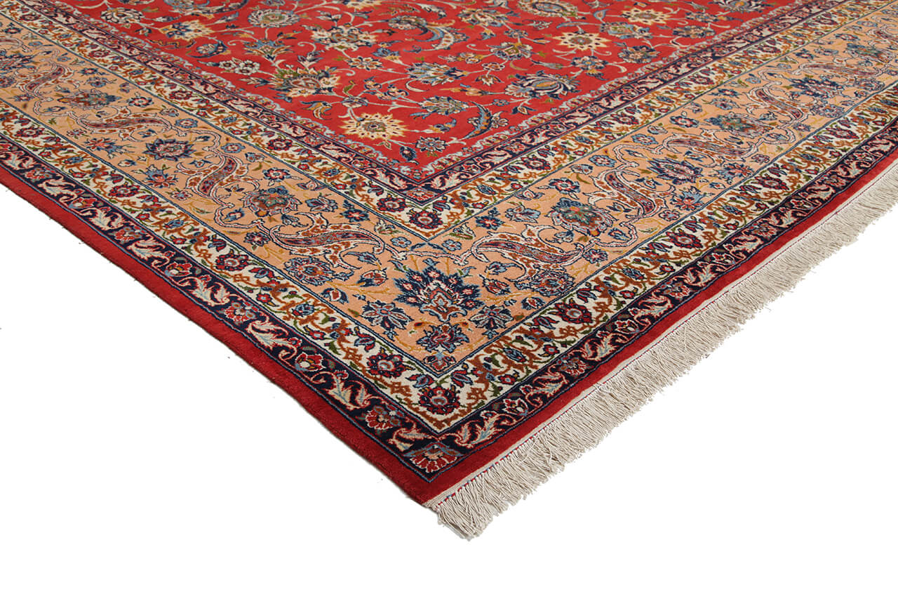 Authentic Antique Persian Isfahan Rug | Hand-Knotted 485x307cm