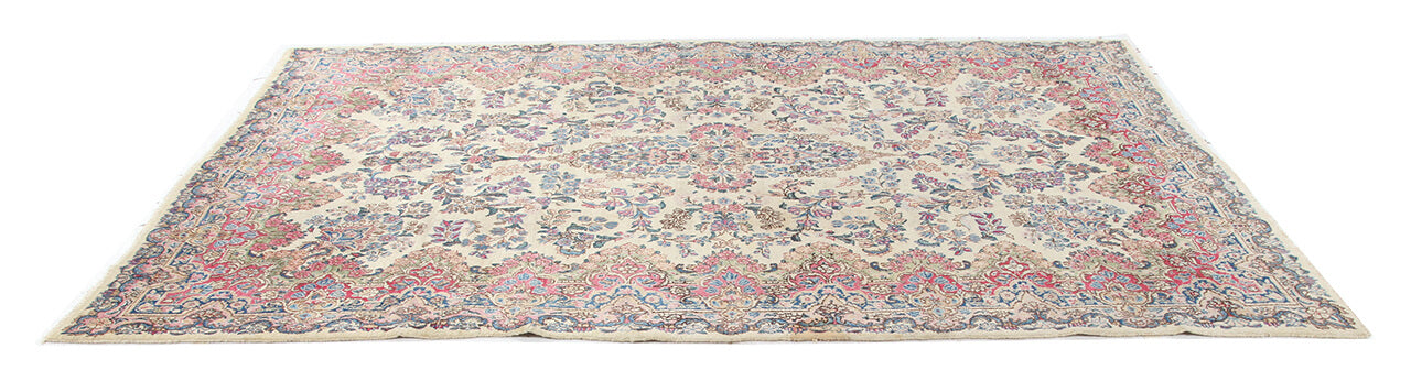 Tappeto Kerman Antico Persiano Autentico | Annodato a Mano 281x181cm