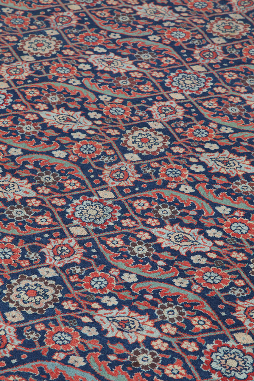 Authentic Antique Persian Farahan Rug | Hand-Knotted 371x301cm