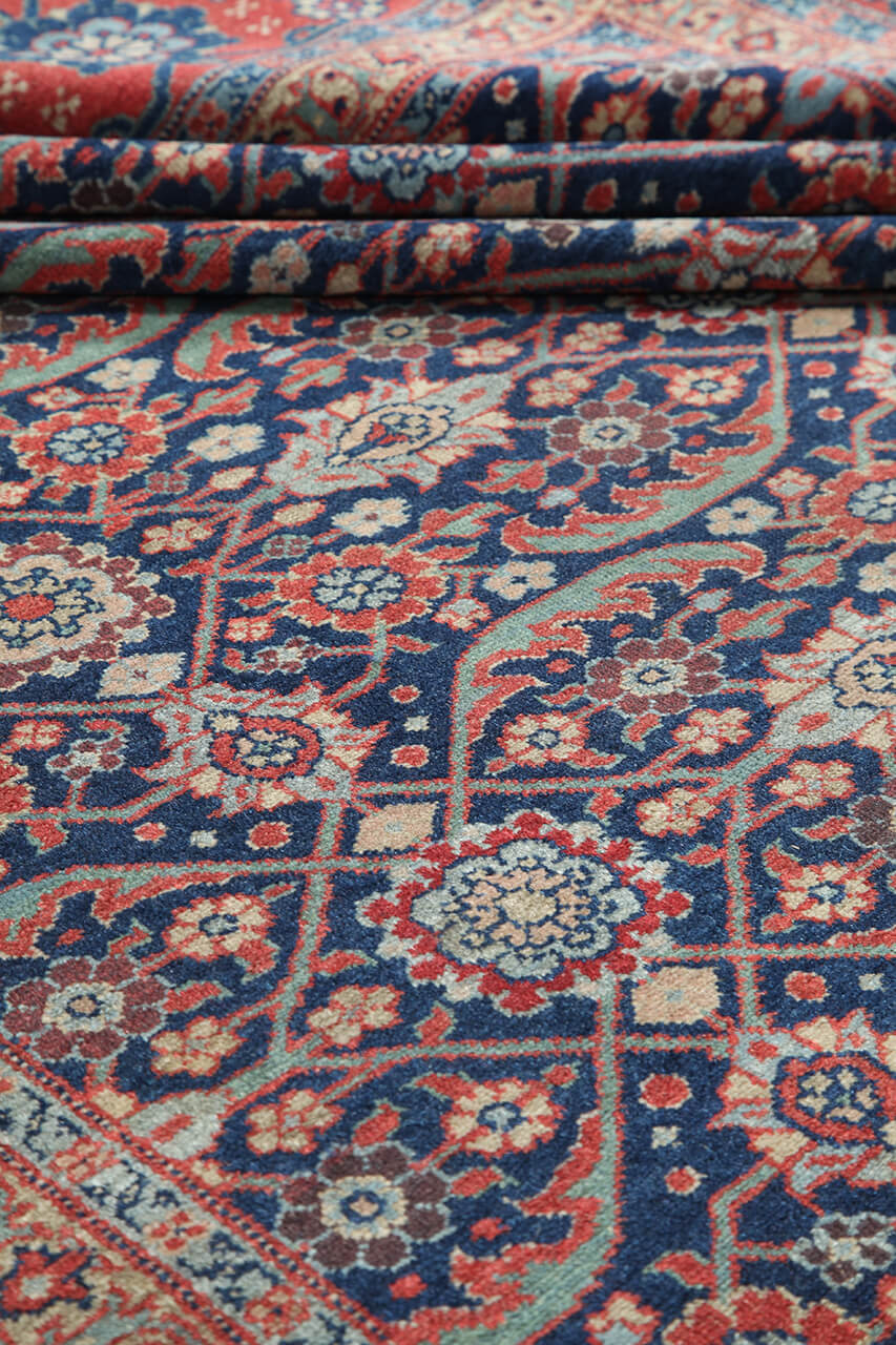 Authentic Antique Persian Farahan Rug | Hand-Knotted 371x301cm