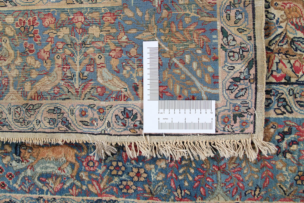 Tappeto Kerman Antico Persiano Autentico | Annodato a Mano 291x208cm