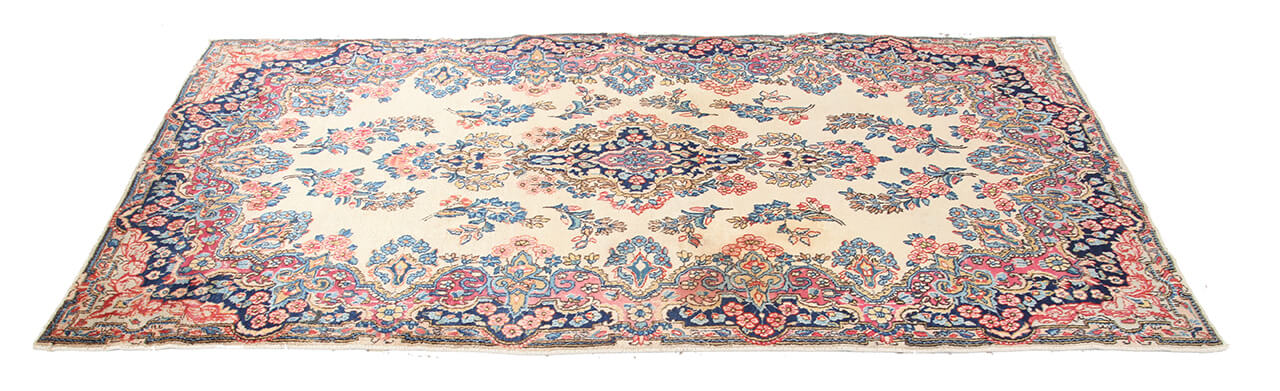 Authentic Antique Persian Kerman Rug | Hand-Knotted 227x114cm
