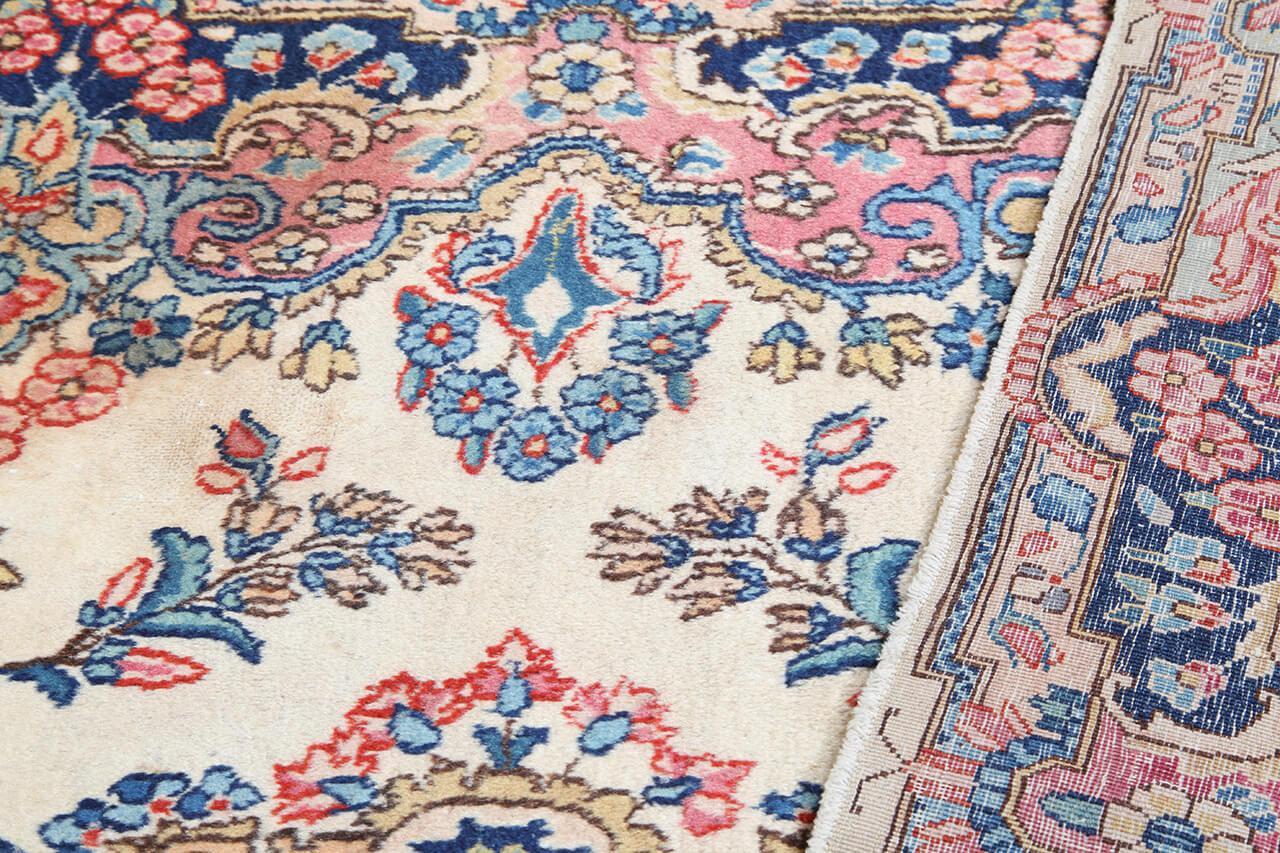 Authentic Antique Persian Kerman Rug | Hand-Knotted 227x114cm