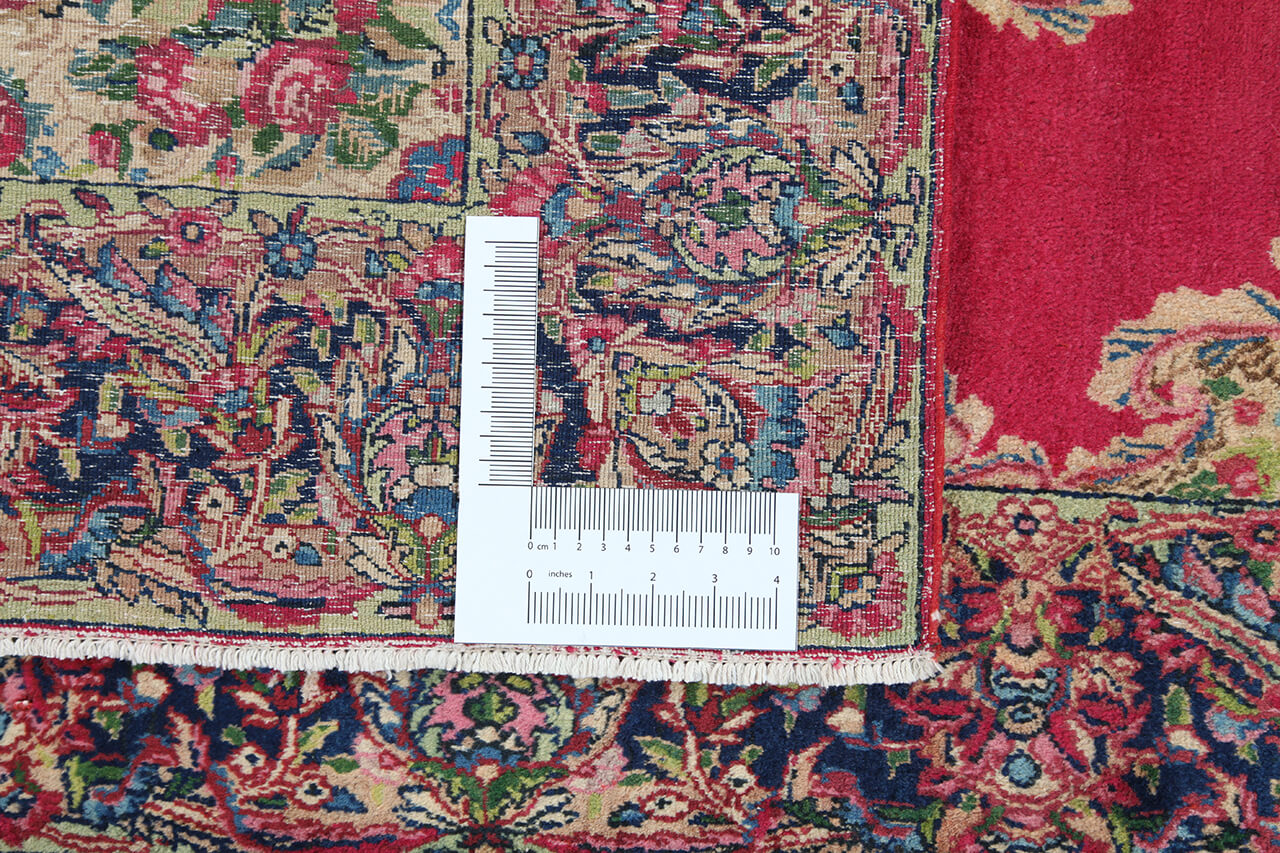 Tappeto Kerman Antico Persiano Autentico | Annodato a Mano 199x118cm