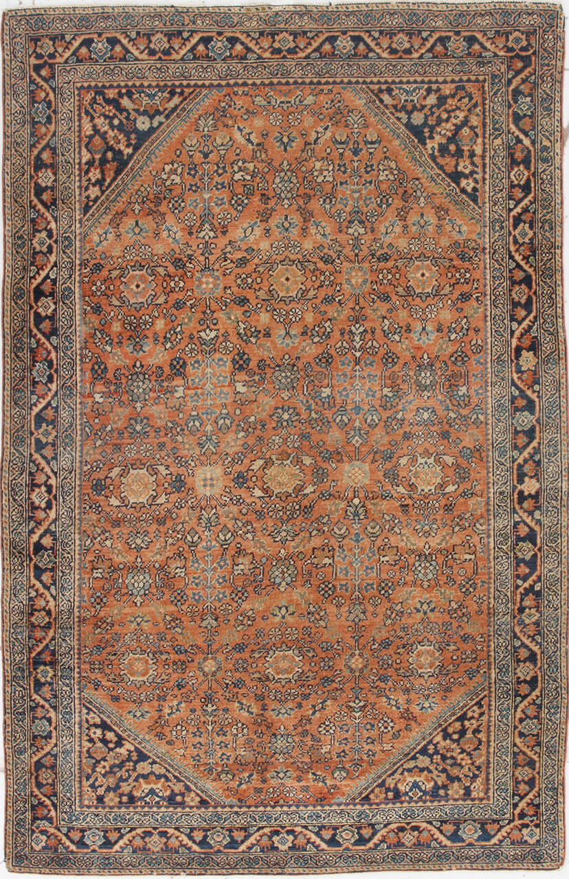 Tappeto Lillian Antico Persiano Autentico | Annodato a Mano 188x125cm