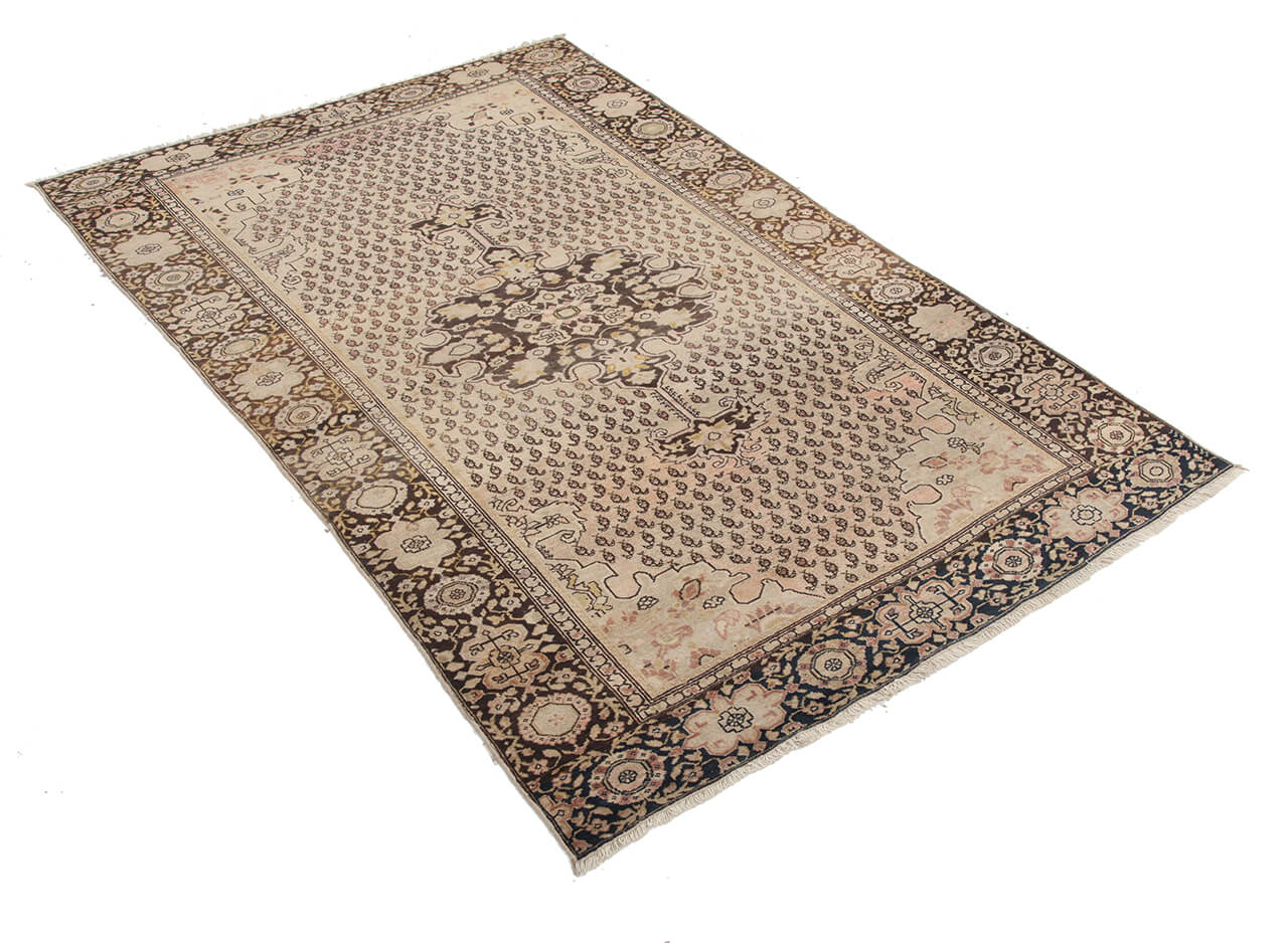 Authentic Antique Persian Farahan Rug | Hand-Knotted 191x119cm