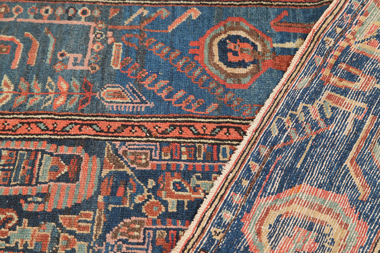 Authentic Antique Persian Malayer Rug | Hand-Knotted 198x116cm