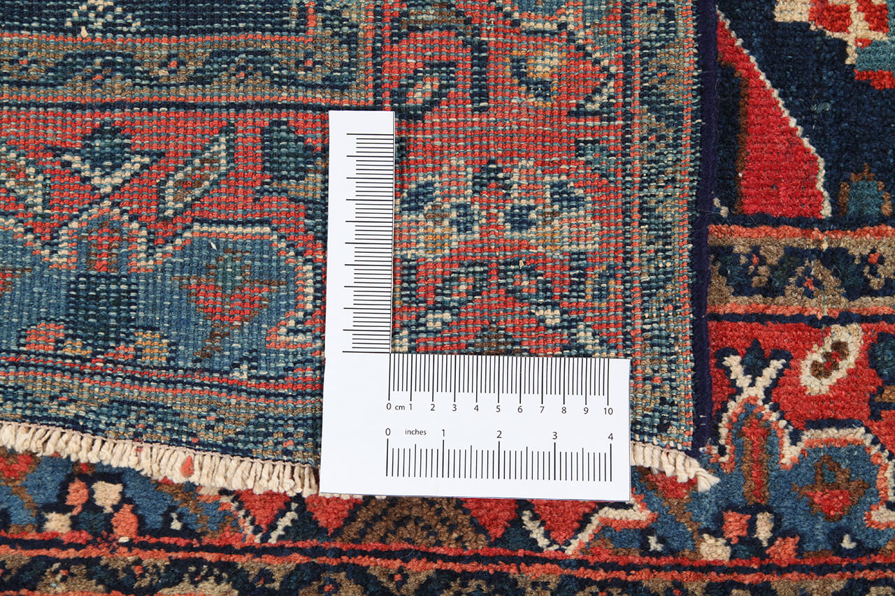 Tappeto Mahal Antico Persiano Autentico | Annodato a Mano 210x132cm