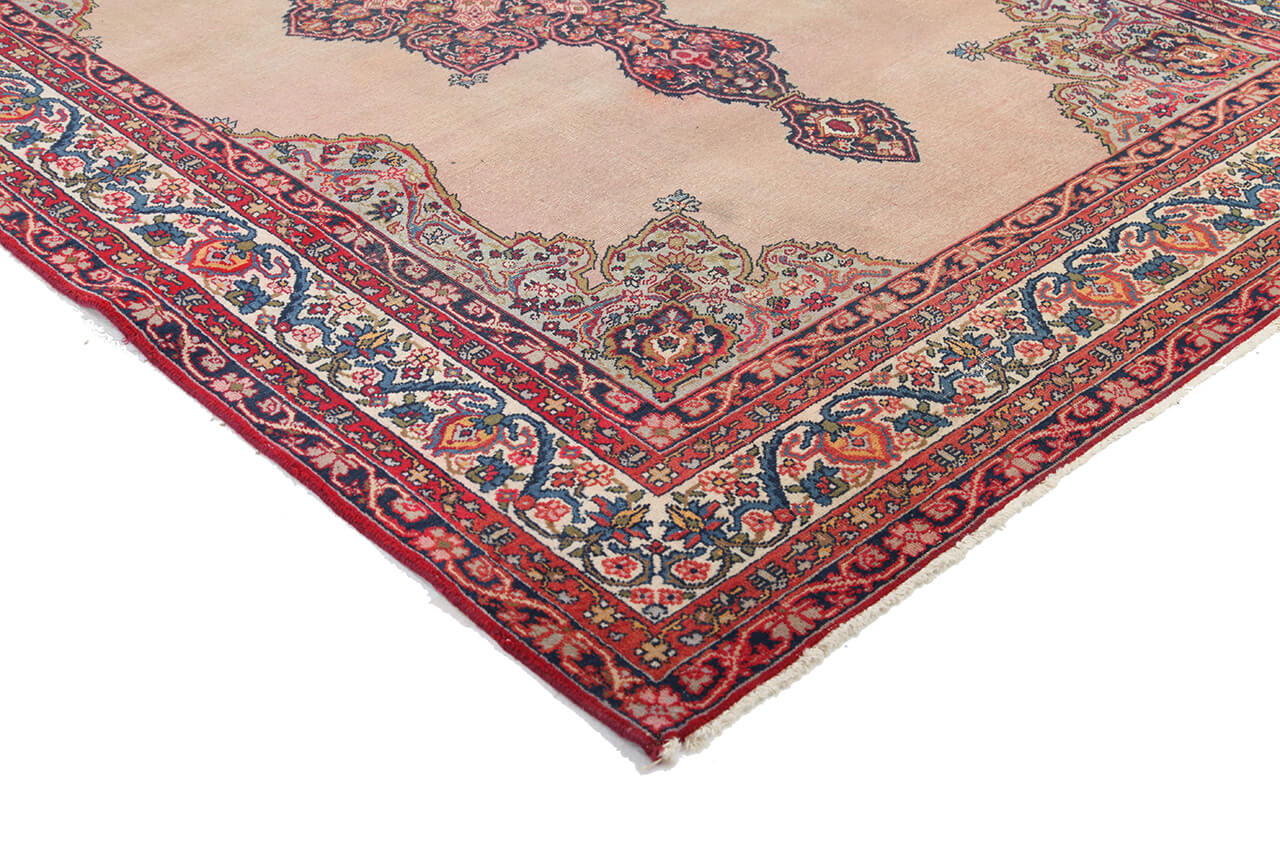 Tappeto Kerman Antico Persiano Autentico | Annodato a Mano 209x141cm