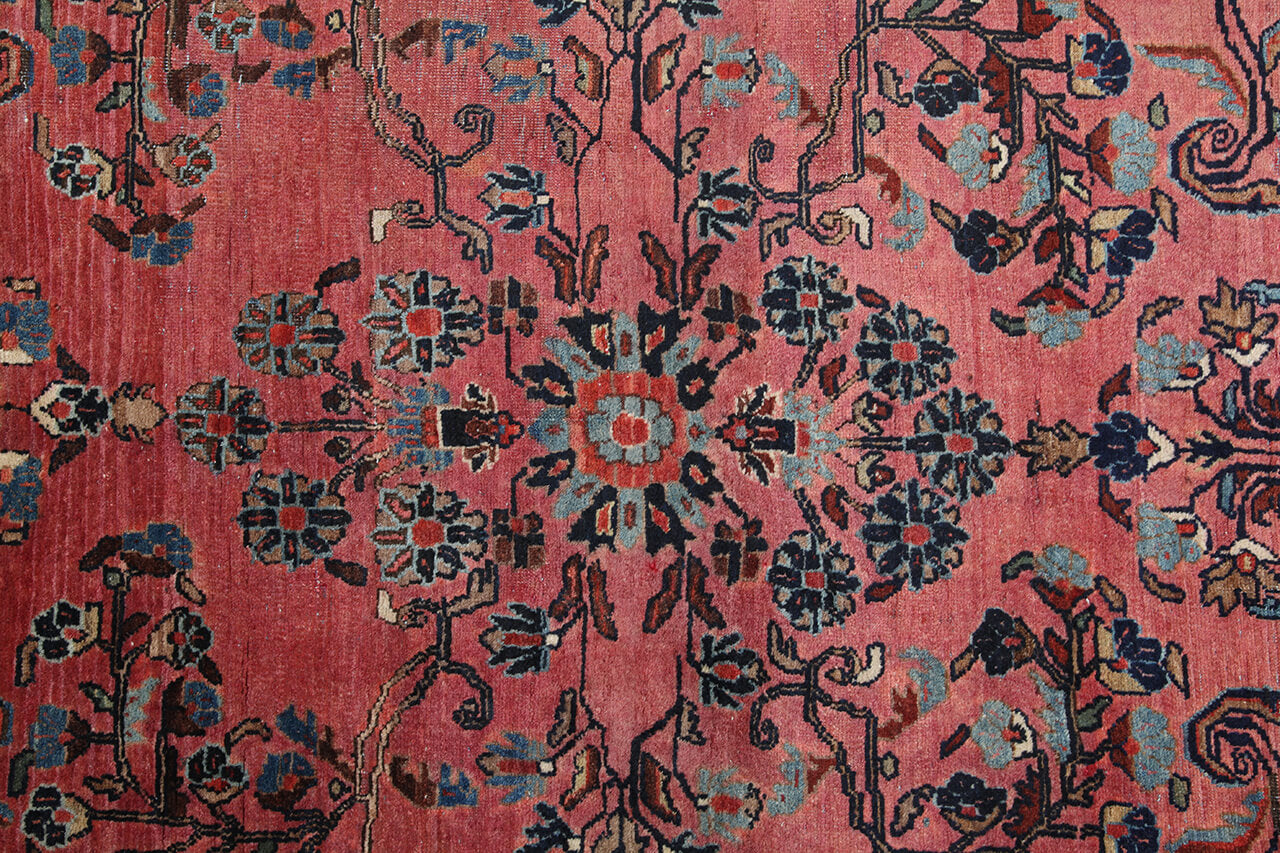 Tappeto Lillian Antico Persiano Autentico | Annodato a Mano 201x134cm