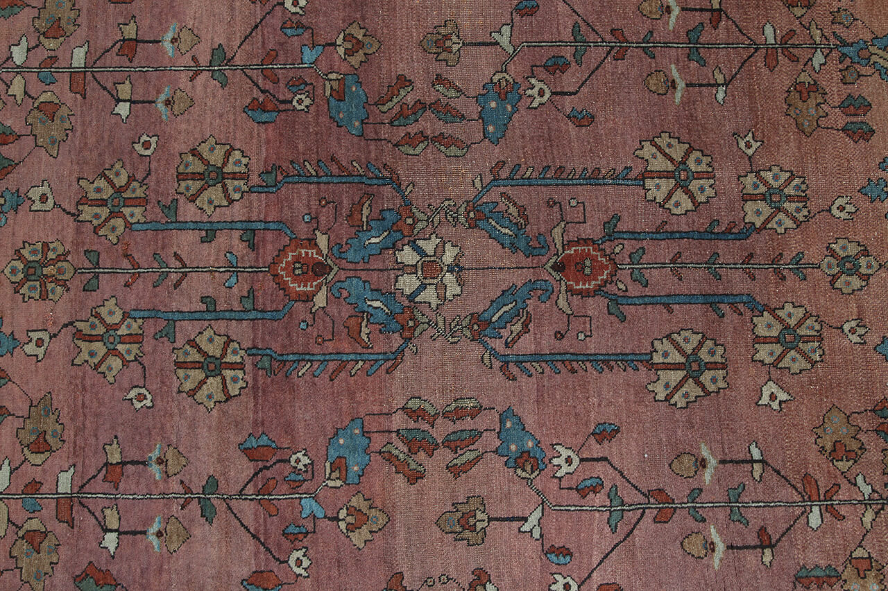 Tappeto Lillian Antico Persiano Autentico | Annodato a Mano 210x140cm