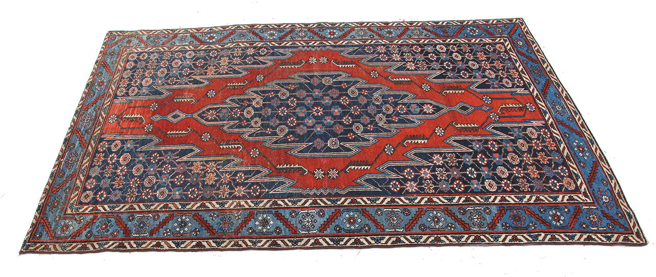 Authentic Antique Persian Malayer Rug | Hand-Knotted 200x128cm
