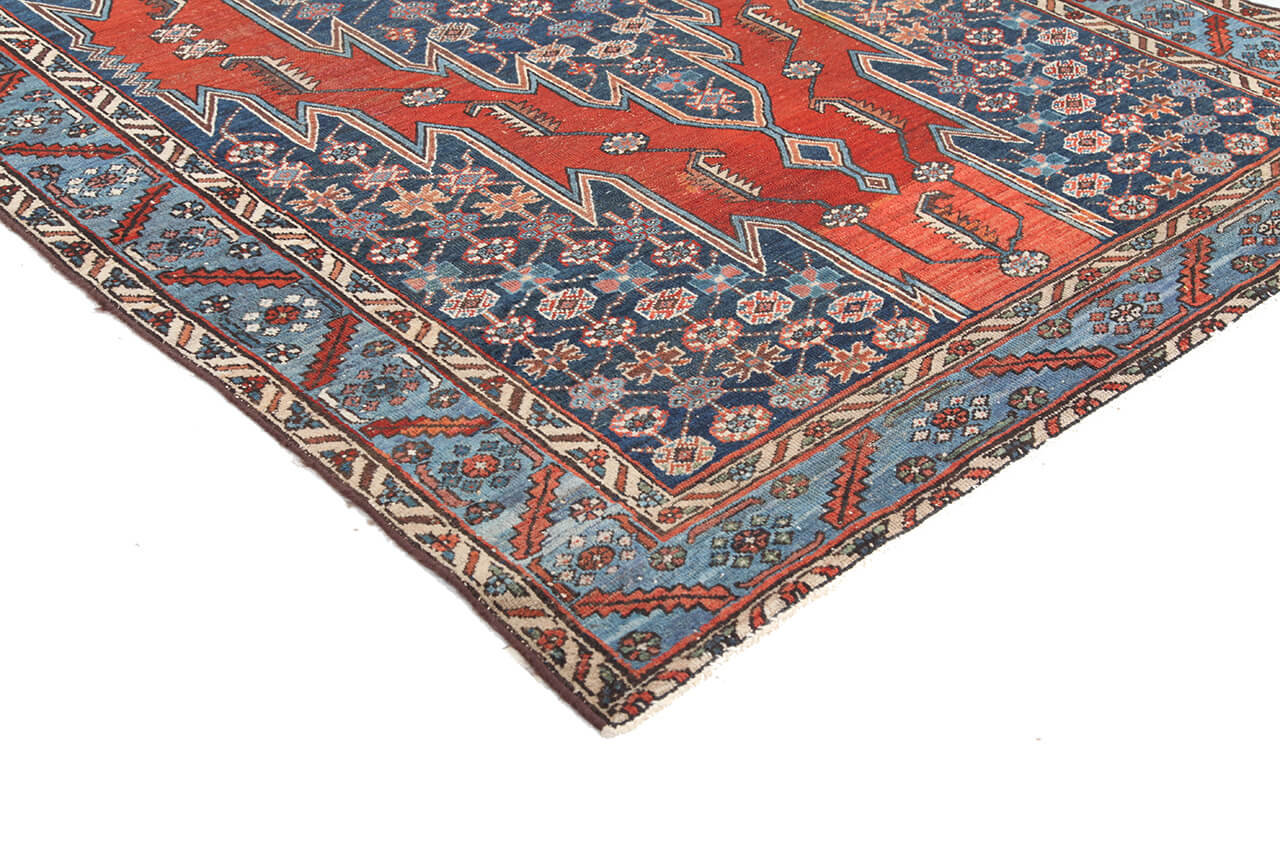 Authentic Antique Persian Malayer Rug | Hand-Knotted 200x128cm