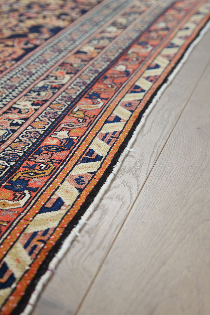 Authentic Antique Persian Malayer Rug | Hand-Knotted 177x118cm