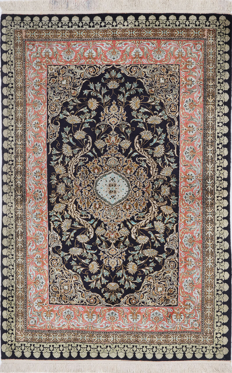 Persian Qum Silk Rug 156_103 cm