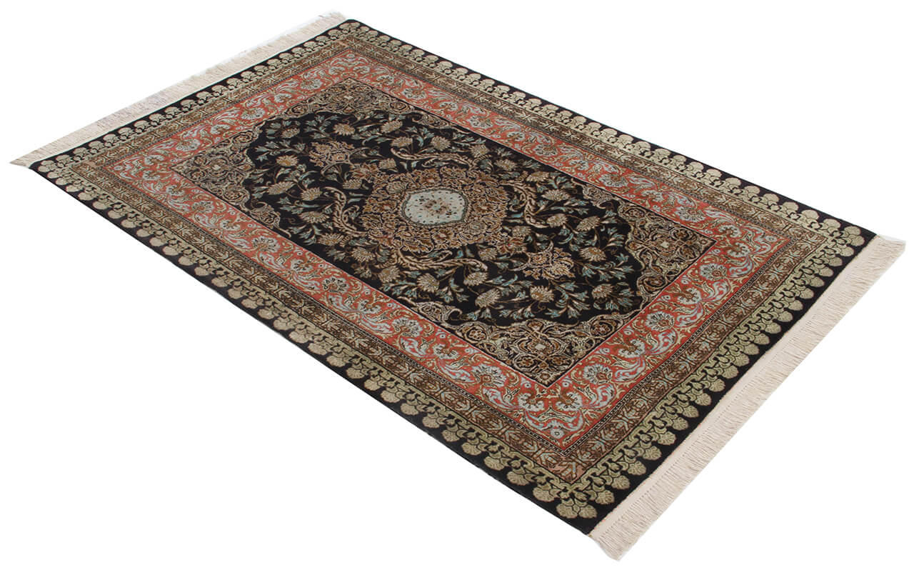 Persian Qum Silk Rug 156_103 cm