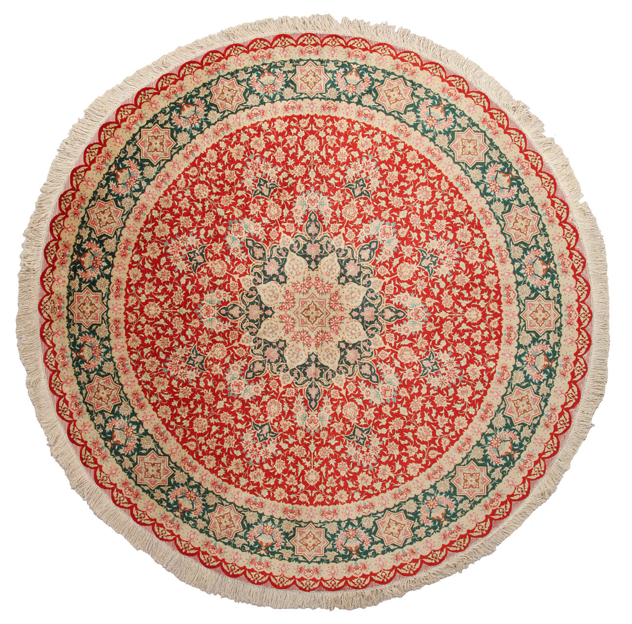 Persian Qum Silk Rug 201_201 cm