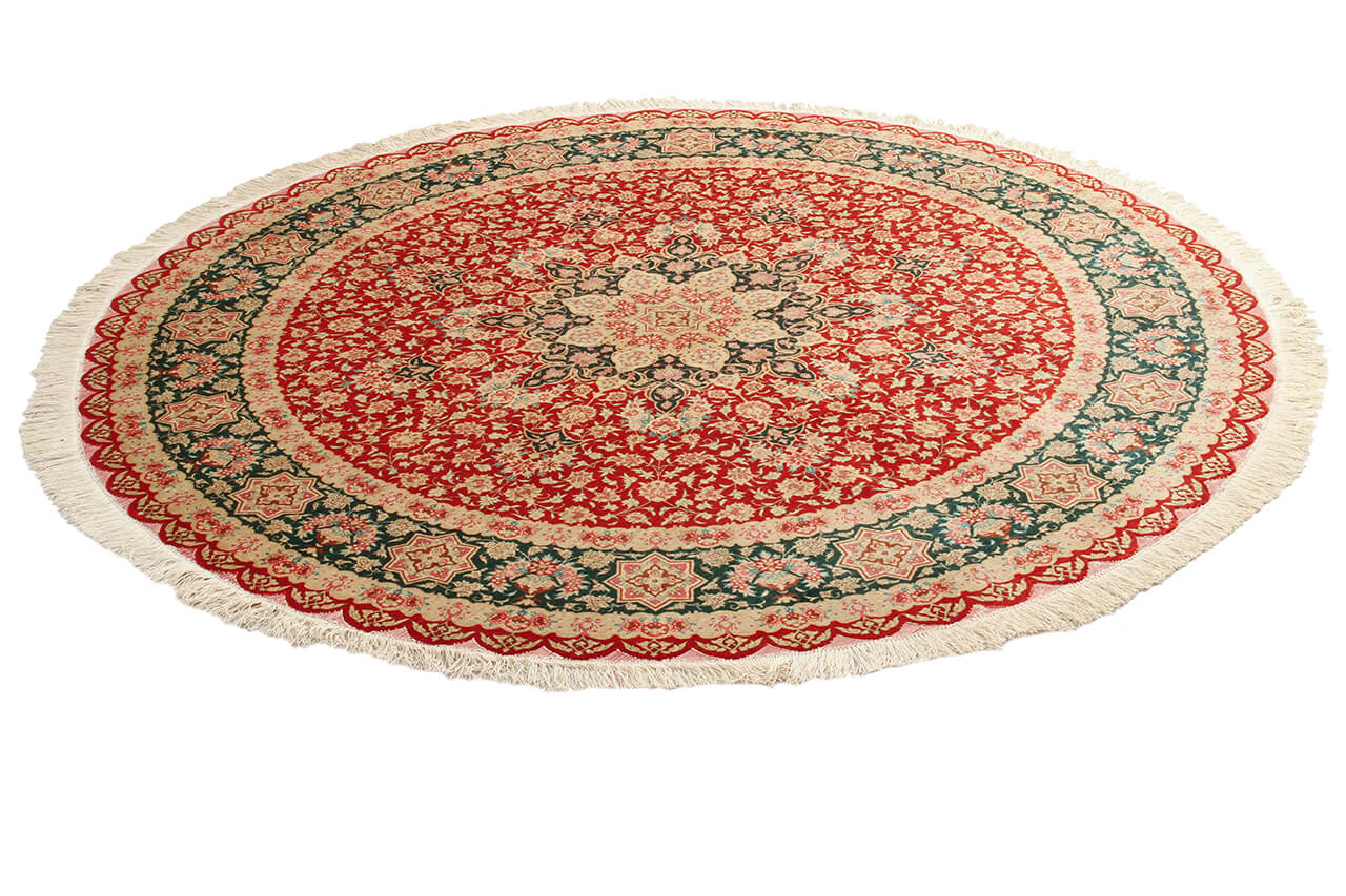 Persian Qum Silk Rug 201_201 cm