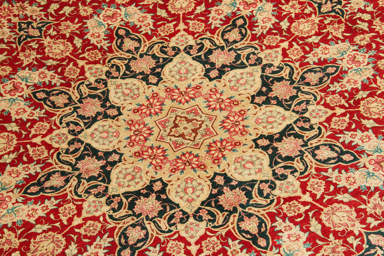 Persian Qum Silk Rug 201_201 cm