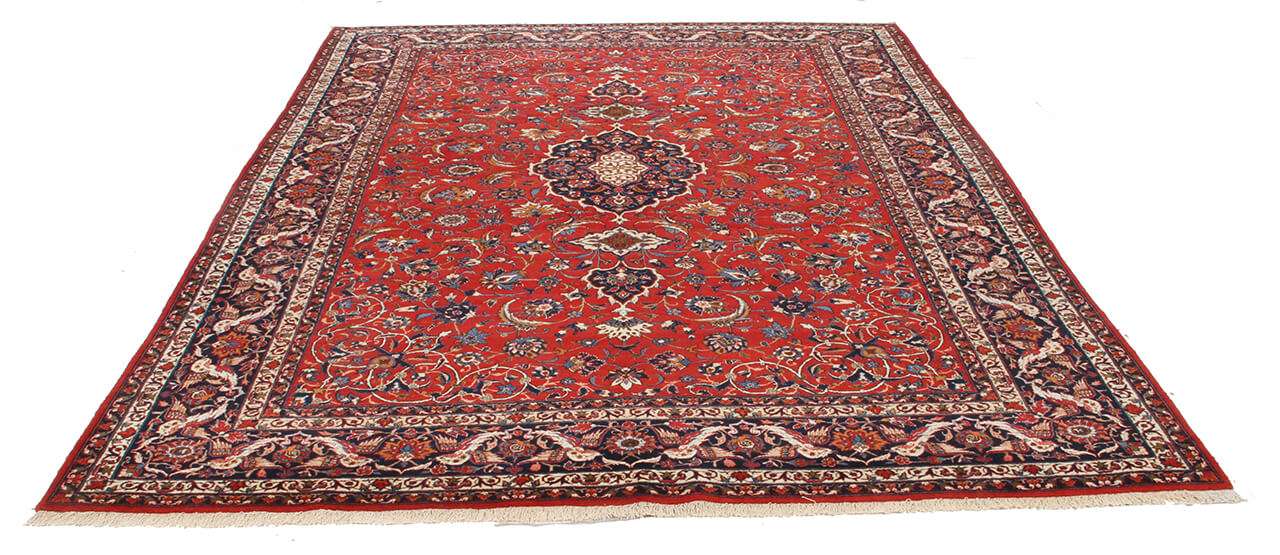 Persian Isfahan Silk & Wool Rug 345_240 cm