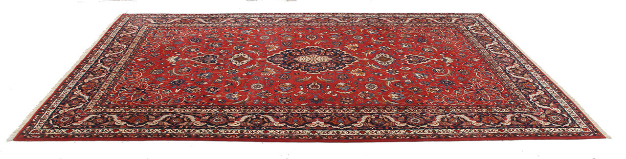 Persian Isfahan Silk & Wool Rug 345_240 cm