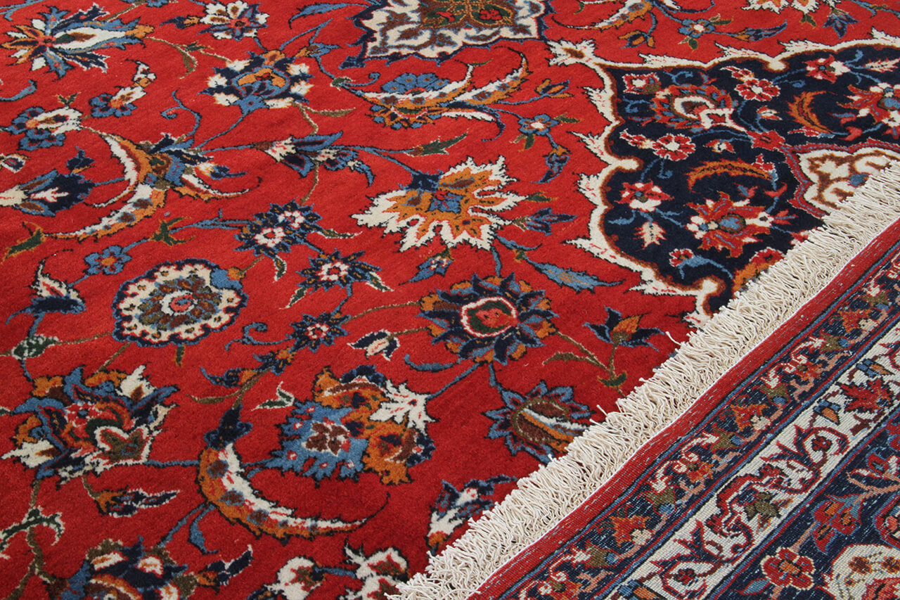 Persian Isfahan Silk & Wool Rug 345_240 cm