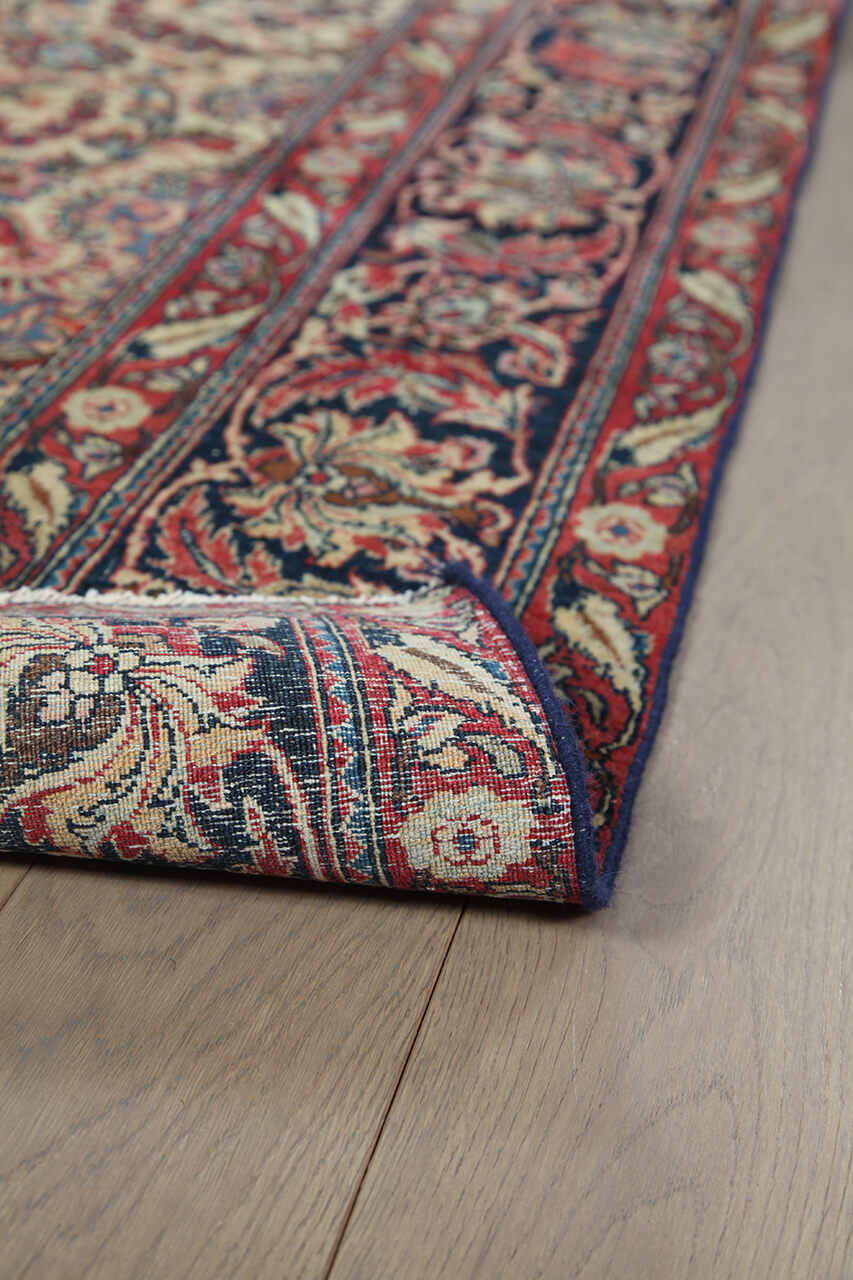 Authentic Antique Persian Isfahan Rug | Hand-Knotted 222x135cm