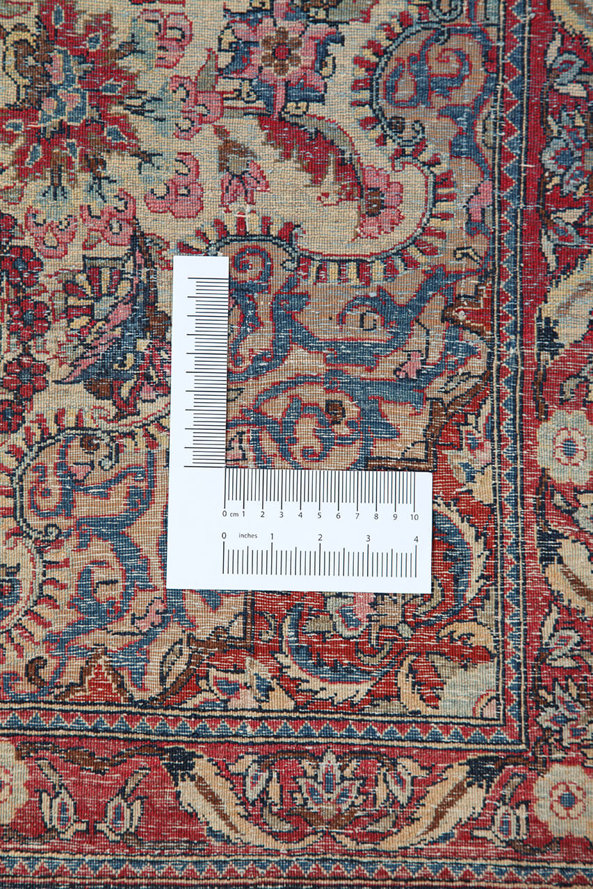 Authentic Antique Persian Isfahan Rug | Hand-Knotted 222x135cm