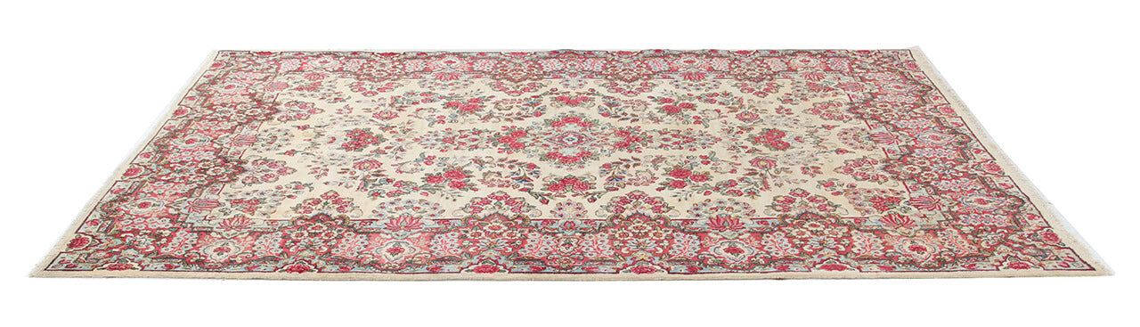 Tappeto Kerman Antico Persiano Autentico | Annodato a Mano 280x185cm