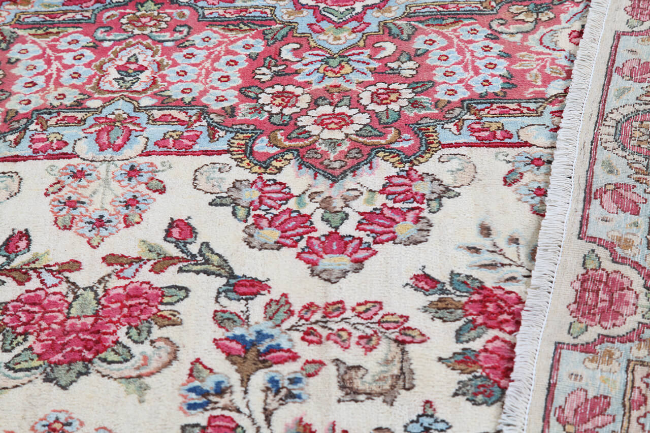 Tappeto Kerman Antico Persiano Autentico | Annodato a Mano 280x185cm