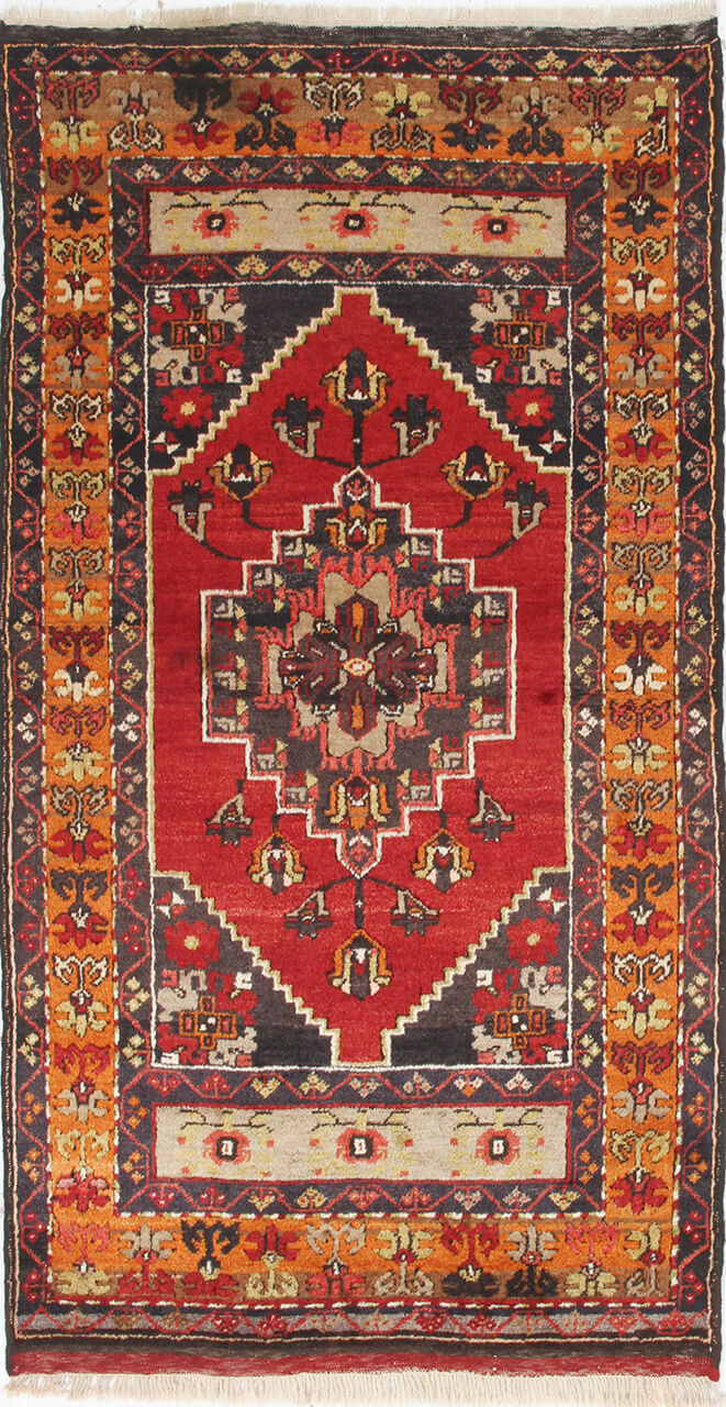 Authentic Antique Anatolian Rug | Hand-Knotted 195x115cm