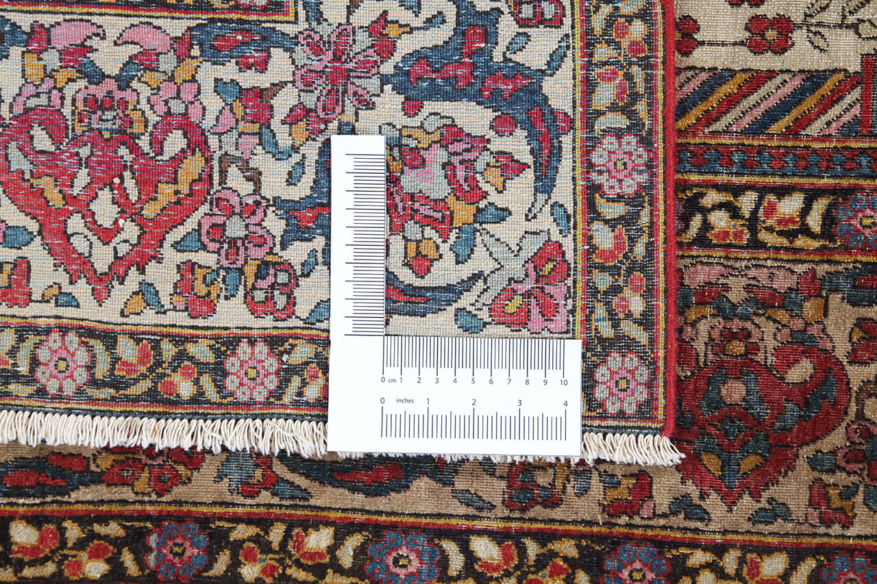 Authentic Antique Persian Isfahan Rug | Hand-Knotted 200x132cm