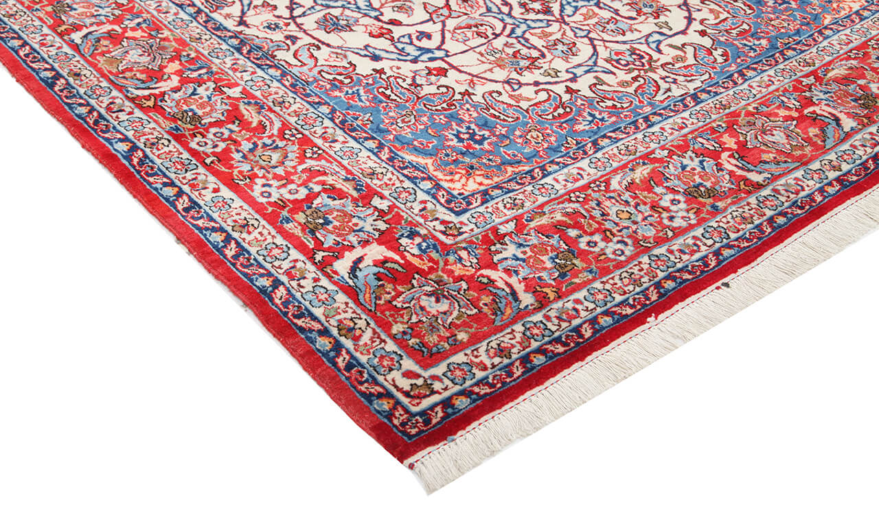 Persian Isfahan Silk & Wool Rug 224_148 cm