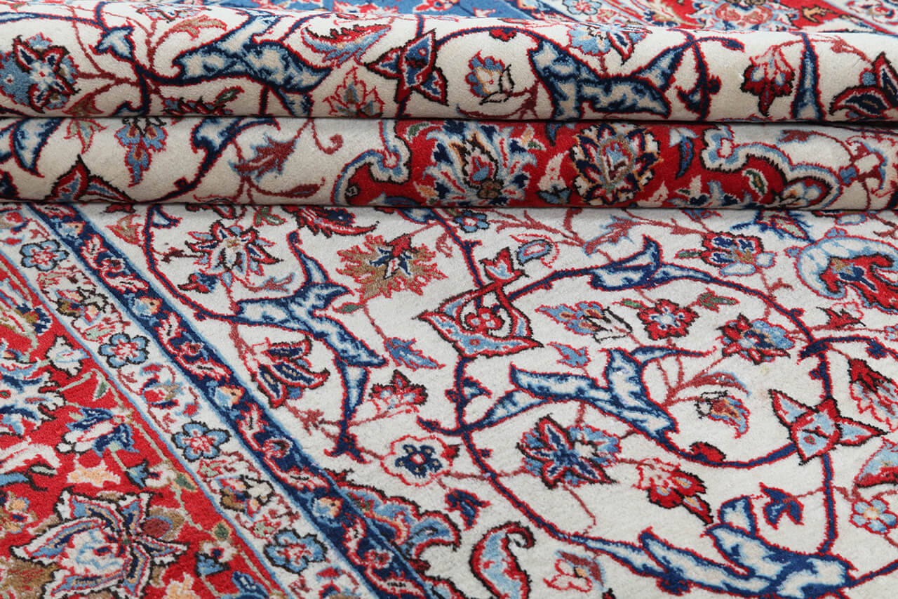 Persian Isfahan Silk & Wool Rug 224_148 cm
