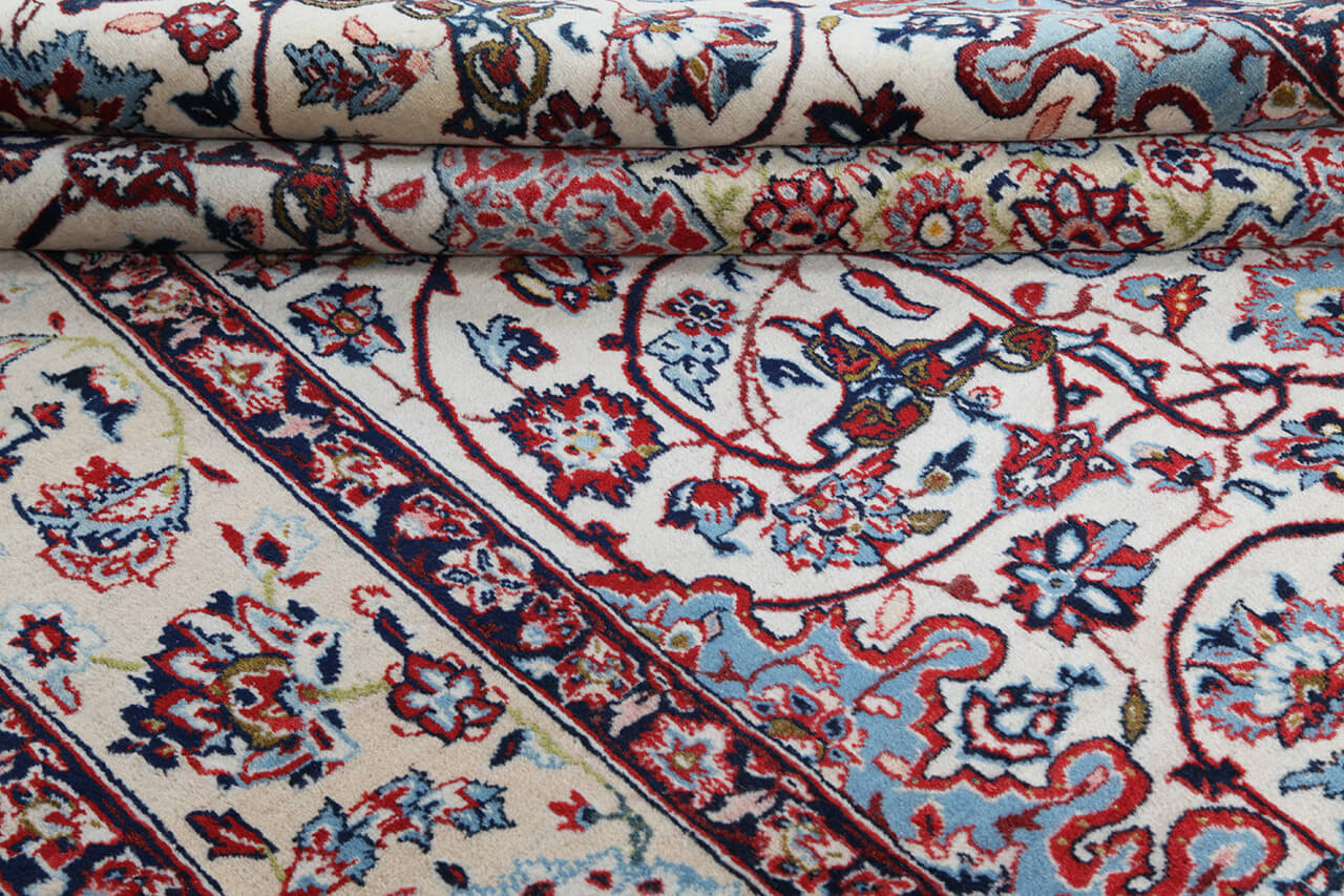 Persian Isfahan Silk & Wool Rug 226_150 cm