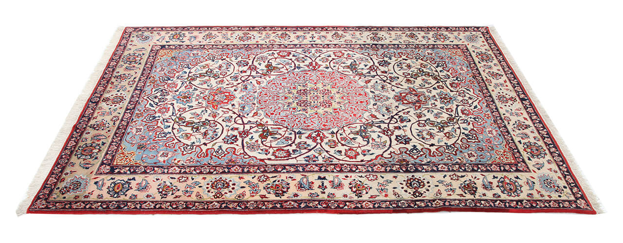 Persian Isfahan Silk & Wool Rug 225_149 cm