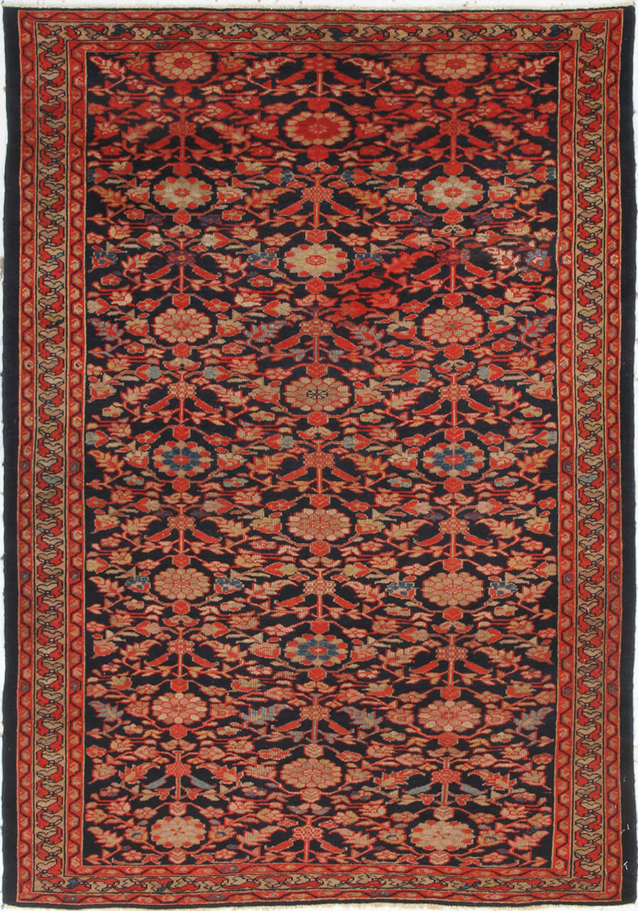 Authentic Antique Persian Malayer Rug | Hand-Knotted 187x119cm
