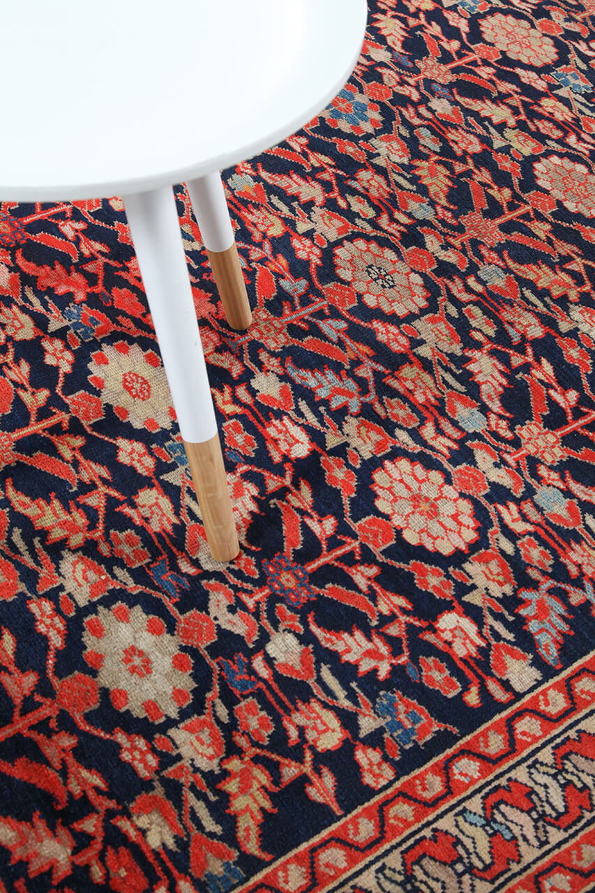 Authentic Antique Persian Malayer Rug | Hand-Knotted 187x119cm