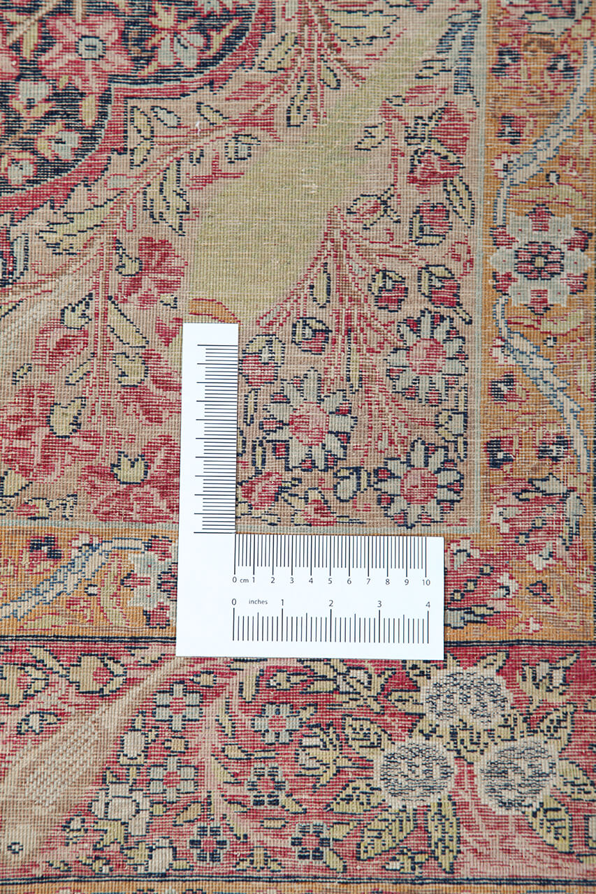 Tappeto Kerman Antico Persiano Autentico | Annodato a Mano 211x135cm