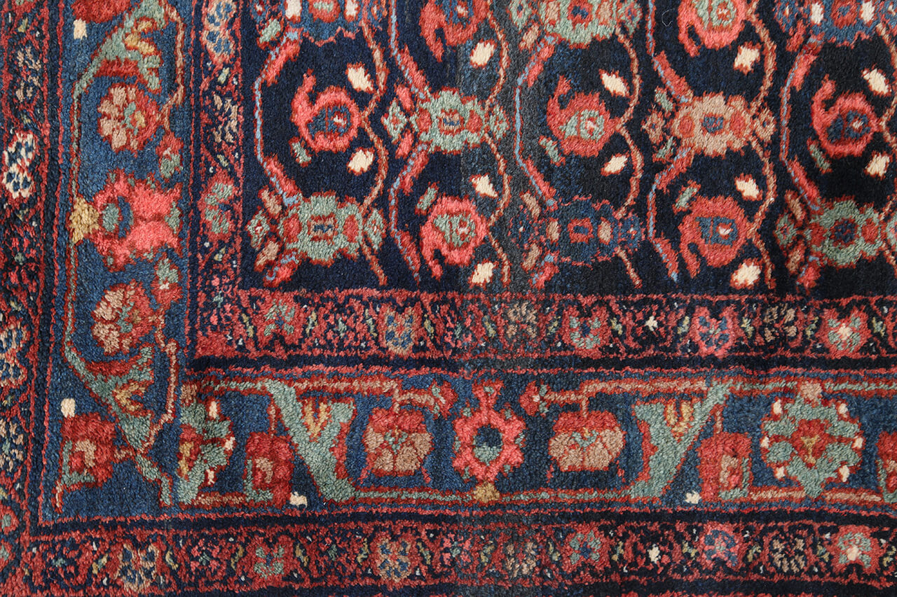 Authentic Antique Persian Malayer Rug | Hand-Knotted 500x122cm