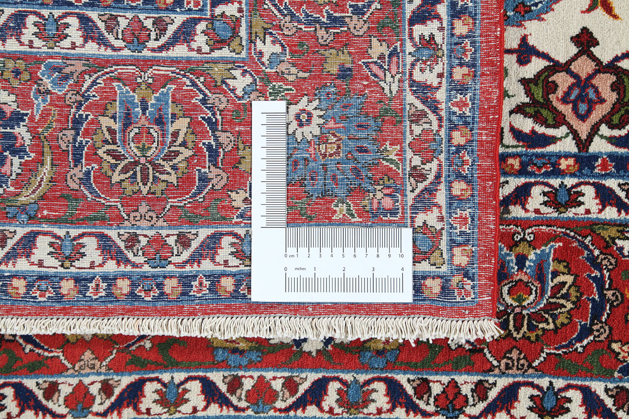 Authentic Antique Persian Isfahan Rug | Hand-Knotted 242x148cm