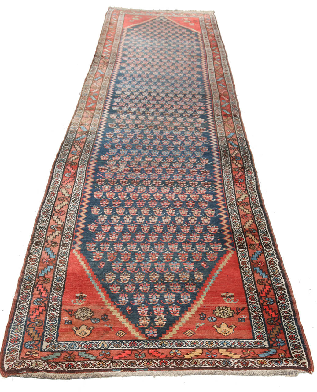 Authentic Antique Persian Malayer Rug | Hand-Knotted 484x108cm