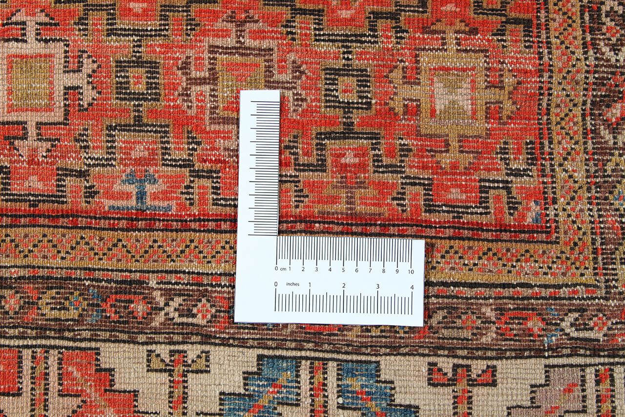 Authentic Antique Persian Malayer Rug | Hand-Knotted 412x112cm