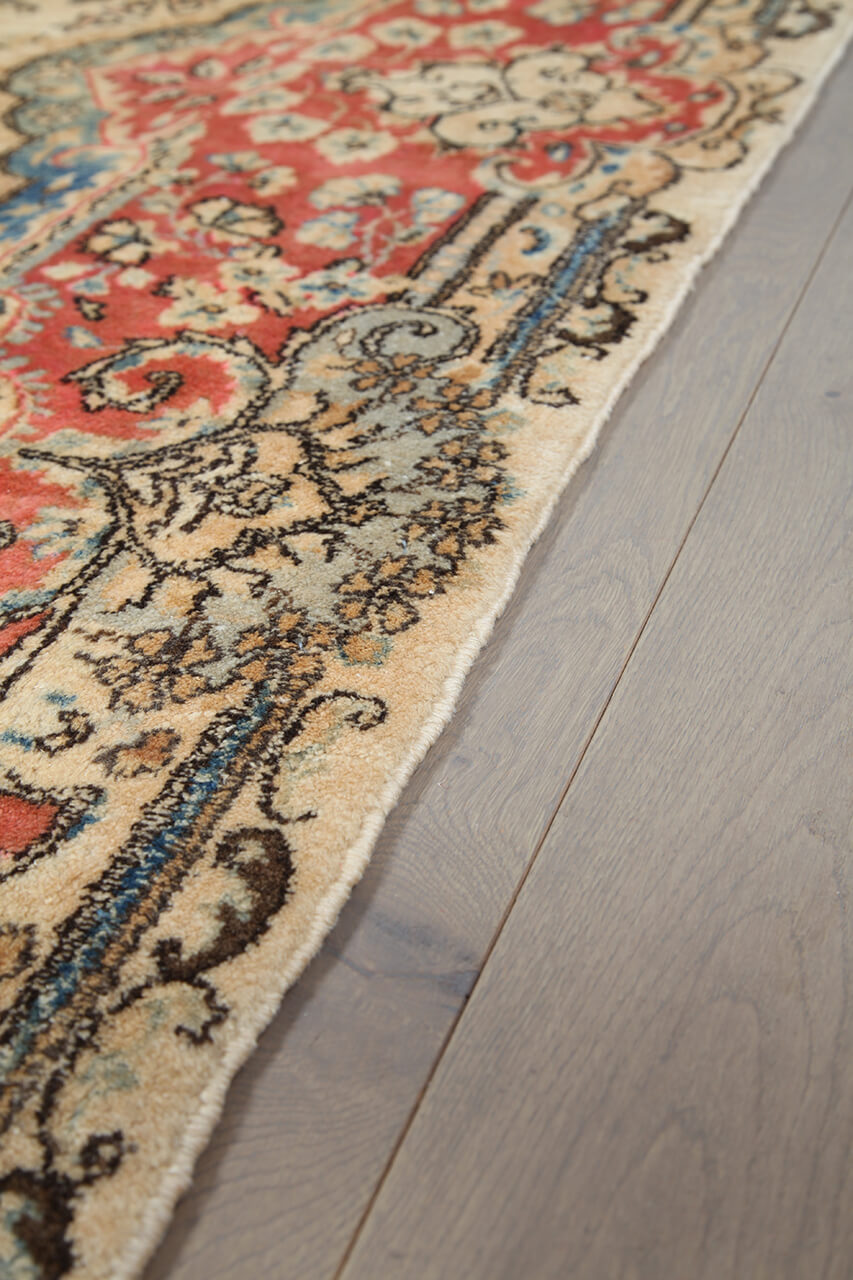 Tappeto Kerman Antico Persiano Autentico | Annodato a Mano 371x253cm