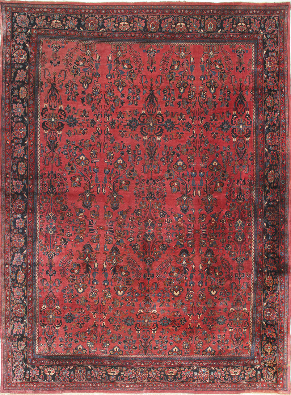 Authentic Antique Persian Lillian Rug | Hand-Knotted 528x390cm